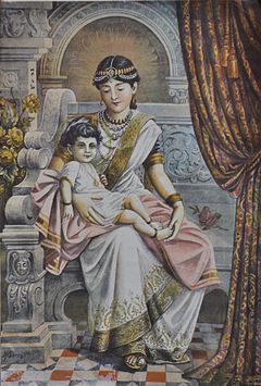 240px-Prince_Siddhartha_with_his_maternal_aunt_Queen_Mahaprajapati_Gotami.jpg